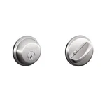 Schlage B60625 Single Cylinder Grade 1 Deadbolt From The B-series, Polished. Fixed Price $68.51.