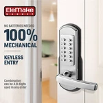 Elemake Keypad Door Lock, Keyless Entry Mechanical With. Fixed Price $59.99.