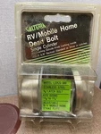 Valterra Silver L32CS3008 Stainless Steel Single Cylinder DEADBOLT-5/8 Latch. Fixed Price $22.28.