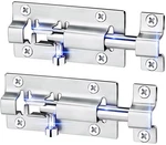 Fatloda 2 Pack Barrel Bolt Latch, 3 Inches Slide Lock, Thickened Stainl.... Fixed Price $8.32.