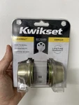 Unopened: Kwikset Double Cylinder Deadbolt Keyed 96650-391 Antique Brass. Fixed Price $10.99.