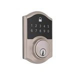 Defiant Castle Satin Nickel Compact Touch Electronic Single Cylinder Deadbolt. Fixed Price $26.99.