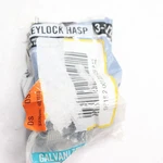 Everbilt 3-1/2 In. Galvanized Key Locking Safety Hasp. Fixed Price $6.57.