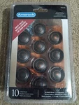 10 Pack Amerock 1-1/4 Diameter Oil Rubber Bronze Cabinet Knobs #1586ORB. Fixed Price $12.00.