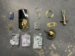 Kwikset 914C Zigbee Signature Series Polished Brass Deadbolt. Fixed Price $70.00.