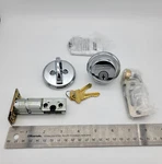 Schlage Single Cylinder Keyed Entry Grade 1 Deadbolt B-series Chrome B60625. Fixed Price $30.98.