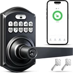 Teeho TE019 Smart Keyless Entry Door Lock With Handle, App Control, Digital Elec. Fixed Price $49.99.