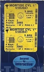 Mul-t-lock Mortise Cylinder 1 S.brs 206S Profile Secure By Interactive W/ 3 Key. Fixed Price $120.00.