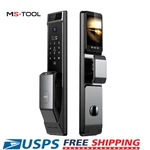 Tuya Wifi 3D Face Fingerprint Smart Door Lock Electronic With Camera. Fixed Price $179.99.