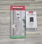 Kwikset Smartcode 270 Entry Lock Touchpad/door Handle Satin Nickel Combo. Fixed Price $130.00.