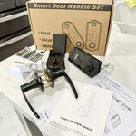 New! Harfo D02 Fingerprint Smart Door Lock With Lever Handle Set (matte Black). Fixed Price $43.98.