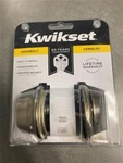 Kwikset Deadbolt 96600-420 Antique Brass Finish Keyed Easy Install 80173. Fixed Price $18.89.