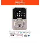Defiant Square Compact Hubspace Satin Nickel Electronic Deadbolt-open Box. Fixed Price $35.00.