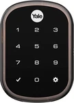 Yale Liftmaster Keypad Smart Door Lock Touchscreen Dark Bronze Black Wi-fi. Fixed Price $160.00.