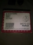 Kwikset 667 Single-sided Deadbolt W/exterior Plate Satin Chrome. Fixed Price $18.00.