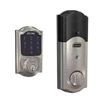 Schlage BE469ZP Cam 619 Connect Grade Deadbolt Touchscreen, Satin Nickel - New. Fixed Price $199.99.