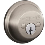 Schlage B62NV 619 Deadbolt, Grade, SC1 Key, Metal, Satin Nickel, 2-3/8, 2-3/4. Fixed Price $71.28.