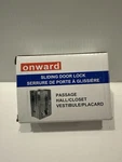 Onward 1700FBPSBC 3-1/4 In. (82 Mm) Black Pocket Door Pull With Passage Handle. Fixed Price $14.00.