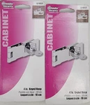 Lot Of 2 Prime-line Chrome-plated Steel 4 In. Keyed Hasp Lock. Fixed Price $29.99.