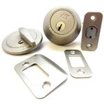 Lot Of 30 Ancient Treasures Single Cylinder Deadbolt Lock Satin Chrome Schlage. Fixed Price $265.00.