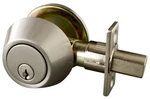 Design House 727446 Nickel Single Cylinder Deadbolt. Fixed Price $21.84.