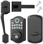 Smart Door Lock Keyless Entry Fingerprint Keypad DS10 Matte Black Handle Set. Fixed Price $209.99.