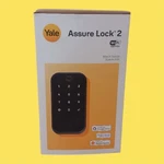 Yale Assure Lock 2 Wifi Deadbolt Black Suede Keyed Smart Entry Door. Fixed Price $125.00.