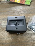 Deltana SDL25U19 2.75" X 2.5" Solid Brass Sliding Pocket Door Privacy Lock Black. Fixed Price $9.99.