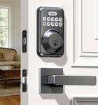 Veise Keyless Entry Door Lock With Handle DK01-B. Fixed Price $45.00.