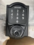 Schlage BE468ZP Cam 622 Matte Black Z-wave Smart Lock Deadbolt Free Shipping. Fixed Price $145.23.