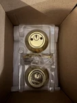 Defiant Double Cylinder Polished Brass Deadbolt *104. Fixed Price $13.00.