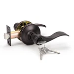 Knobwell 1 Pack Front Door Handle Levers Sets Complete Exterior. Fixed Price $28.63.