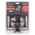 Kwikset Smartkey Security Balboa Satin Nickel Deadbolt & Entry Knob KW1 2-3/4. Fixed Price $88.52.