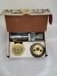 Medeco Maxum Bright Antique Brass Double Cylinder Deadbolt With 2-3/8" Backset. Fixed Price $89.99.