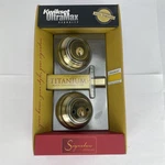 Kwikset Ultramax Security Deadbolt Double Cylinder Titanium Alloy Core Brass. Fixed Price $17.99.