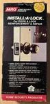 Mag Security Install-a-lock Door And Reinforcer, Polished Brass. Fixed Price $29.99.