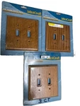 Mintcraft 600-7082 Light Oak Wall Plate, 3 Ct.. Fixed Price $25.00.
