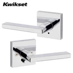 Kwikset - Halifax Lever Square Rose Privacy Polished Chrome Grade 2. Fixed Price $47.24.