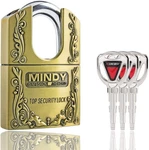3 Keys 40MM Heavy Duty Warehouse Shrouded Hardened Keyed Padlock Top Security. Fixed Price $19.53.