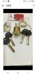 High Security Rim/mortise Cylinder 2 4 Keys Alike Kenaurd Gold Color. Fixed Price $64.99.