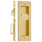 Emtek 21154 Modern Privacy Pocket Door Mortise Lock Satin Brass. 3/8" Backset. Fixed Price $60.00.