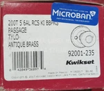 Kwikset Tylo Passage Antique Brass Lock #92001-235. Fixed Price $19.99.
