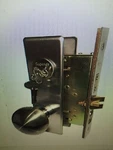 Maxtech Door Mortise Lockset Satin Nickel Polished Brass Knob Style. Fixed Price $39.99.