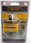 Brand New Brass Defiant Deadbolt 154 741. Fixed Price $19.25.