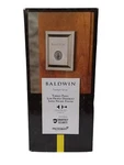 Baldwin 93800-016 Prestige Torrey Pines Low Profile Square Deadbolt Satin Nickel. Fixed Price $49.99.