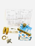 Baldwin Mortise Double Cylinder Dead Lock, 8555, Brass, Vintage Nos, Key. Fixed Price $120.00.