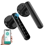Offtv Fingerprint Door Lock - Smart Knob,biometric,keyless Entry Black. Fixed Price $69.54.
