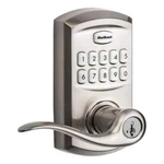 Kwikset 917 Smartcode Satin Nickel Keypad Electronic Single-cylinder Tustin Door. Fixed Price $49.99.