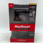 Kwikset Signature Series Smartkey Tustin Keyed Entry Door Lever Venetian Bronze. Fixed Price $37.39.
