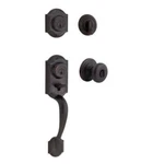 Kwikset Montara Venetian Bronze Single Cylinder Door Handleset With Juno Entry. Fixed Price $99.99.